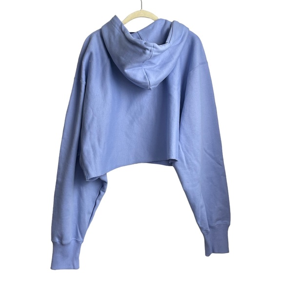 SOLD: Champion Cropped Lavender Hoodie - Picture 6 of 8